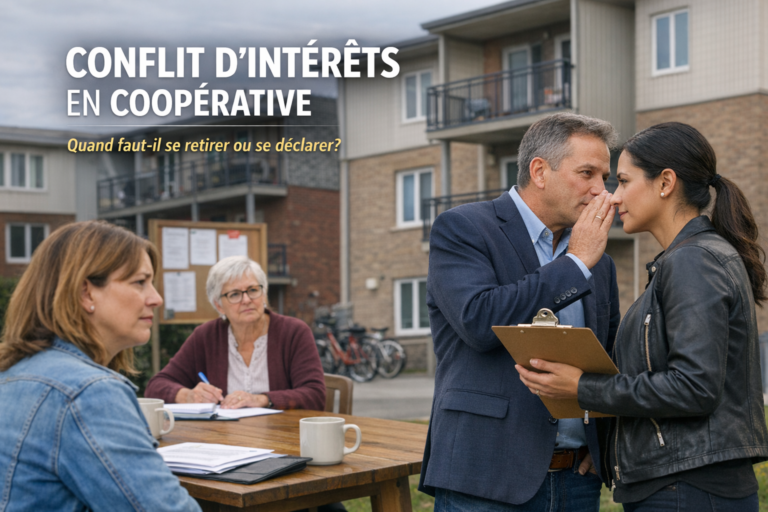 Conflit d’intérêts en coopérative